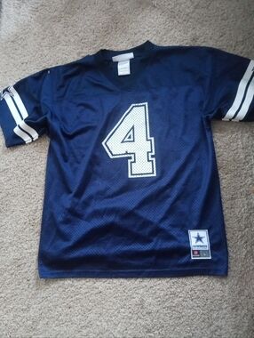 Dallas Cowboys #4 Navy Football Jersey